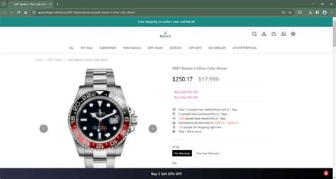 rolex clearance scam